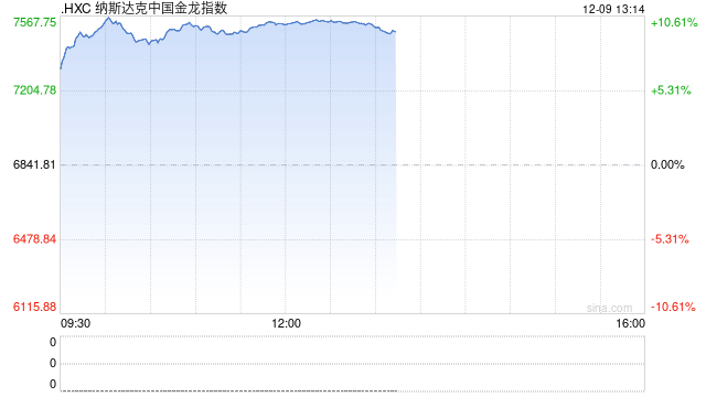 午盘：美股涨跌不一 中概股指数大涨10%